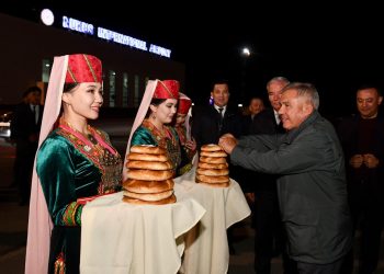 Минниханов прибыл в Узбекистан с рабочим визитом