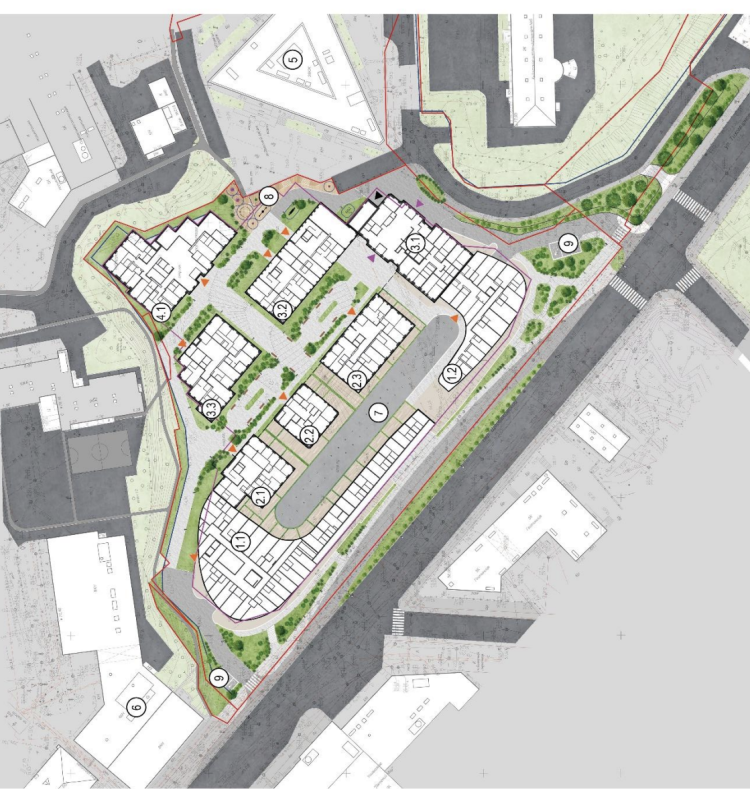 В центре Казани появится новый ЖК из 9 корпусов и подземного паркинга