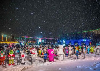 В Челнах торжественно открыли главную елку