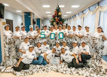 Волонтеры из Лаишево отправили участникам СВО 500 маскировочных сетей