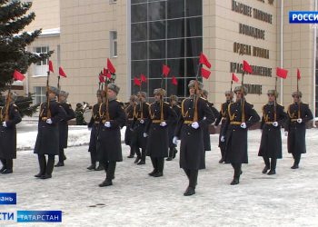 В Казань на слет съехались юнармейцы со всего Татарстана