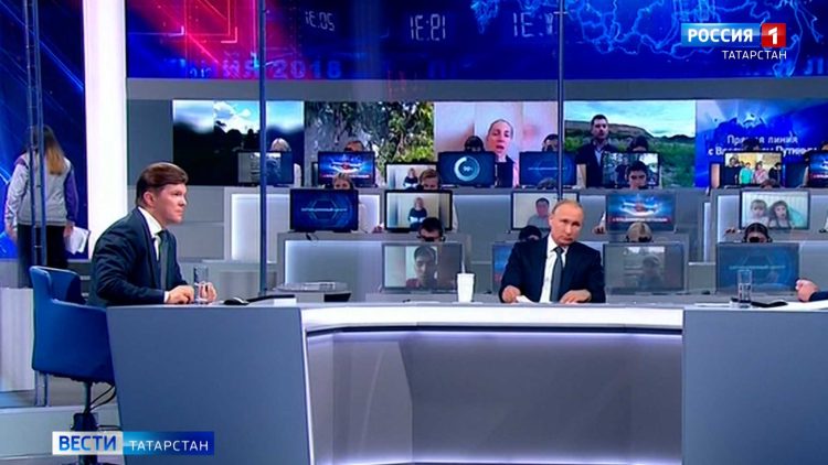 Для прямой линии с Путиным поступило больше 300 тыс. сообщений