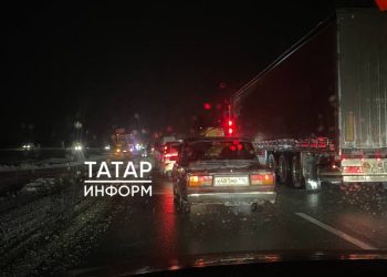 ДТП на трассе М7 парализовало движение из Казани в сторону Челнов