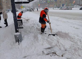 С улиц Казани вывезли более 2,4 тыс. тонн снега за эту ночь