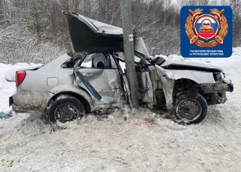 В Татарстане на трассе М7 подросток погиб при ДТП