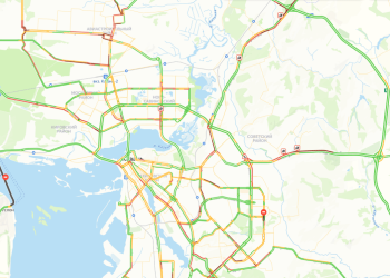 В Казани наблюдаются пробки 9 баллов