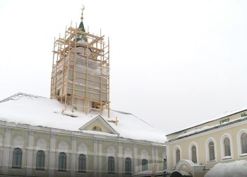 В старейшей мечети Казани Аль-Марджани начался ремонт