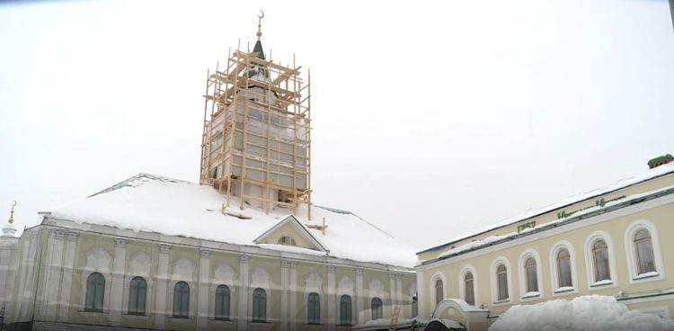 В старейшей мечети Казани Аль-Марджани начался ремонт