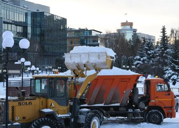 В Казани за сутки вывезли 37 тыс. тонн снега