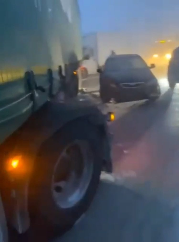 В Пестречинском районе на трассе М7 произошло массовое ДТП