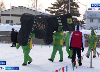 В Кукморе прошел фестиваль валенок «Итекфест»
