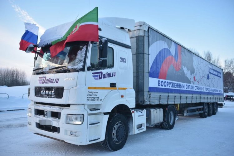 Из Челнов в зону СВО направили очередную партию гуманитарного груза