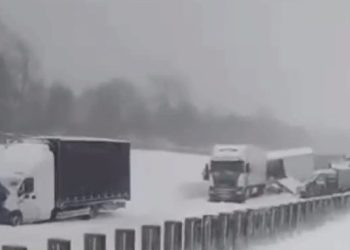 В Татарстане на трассе М7 произошло массовое ДТП