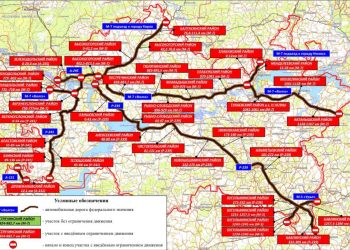 На всех дорогах РТ введено ограничение движения транспорта