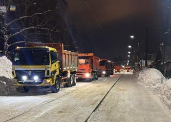 В Казани завершили расчистку 132 км трамвайных путей