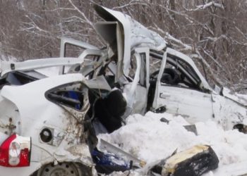 На трассе Казань-Оренбург произошло смертельное ДТП, два человека погибли