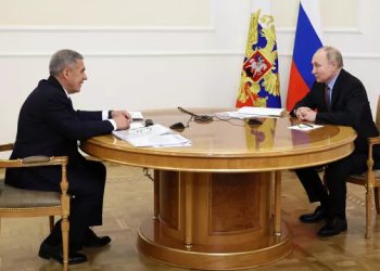 Путин провел встречу с Миннихановым