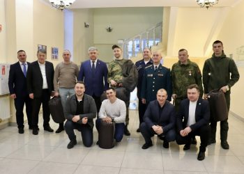 Бойцы СВО встретились с главой Зеленодольска