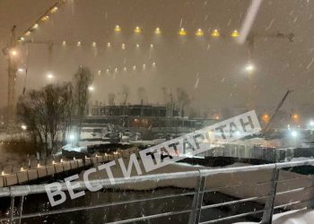 В Казани началась подготовка к строительству дороги к новому театру Камала