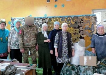 Участник СВО посетил пункт плетения сетей в Лаишевском районе