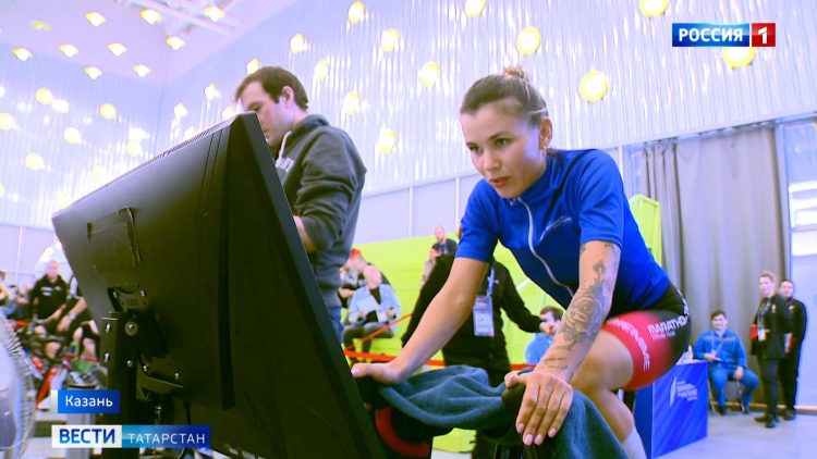 Специально для «Игр будущего» разработчики создали уникальное ПО для велогонок