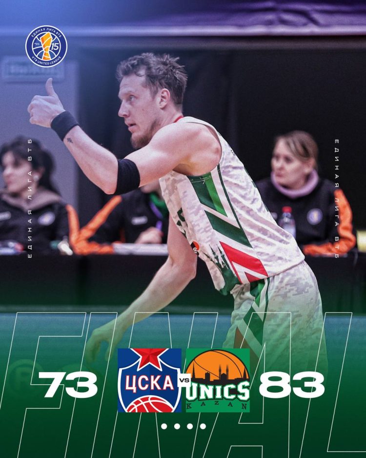 УНИКС обыграл ЦСКА со счетом 83:73