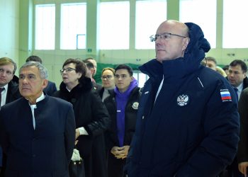 Минниханов и Чернышенко проверили готовность Академии тенниса к «Играм будущего»