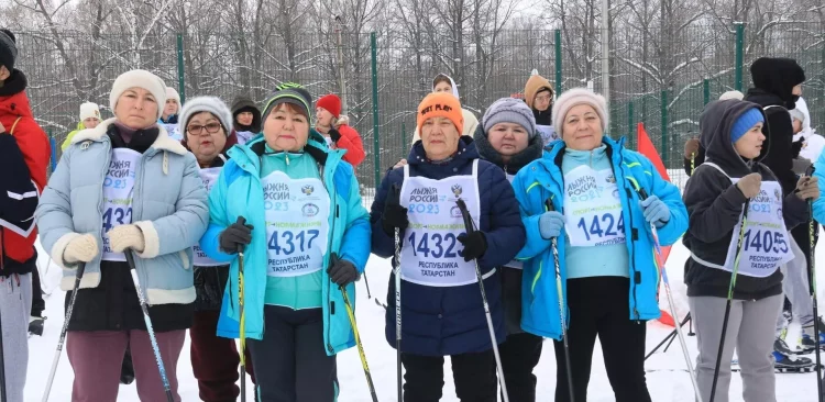 В Ютазинском районе прошла гонка «Лыжня России — 2024» по нацпроекту