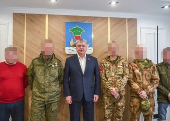 Магдеев встретился с бойцами СВО