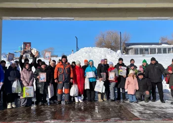 В Рыбной Слободе прошел фестиваль по ловле рыбы со льда по нацпроекту