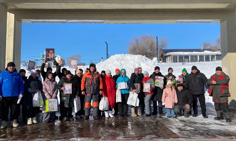 В Рыбной Слободе прошел фестиваль по ловле рыбы со льда по нацпроекту