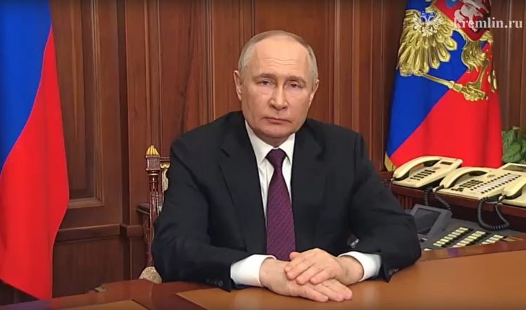 Путин обратился к россиянам после оглашения официальных результатов президентских выборов