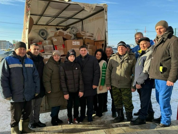Из Менделеевского района в зону СВО отправили около 2 тонн гумпомощи