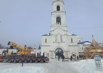 На колокольню Раифского монастыря вернут купол после реконструкции