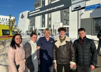 В Казани студенты навестили бойцов СВО в госпитале