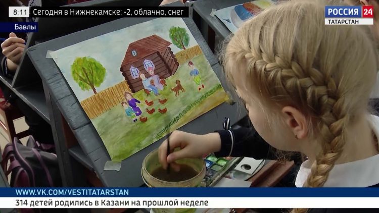 В Татарстане стартовал конкурс «Дети рисуют страну»