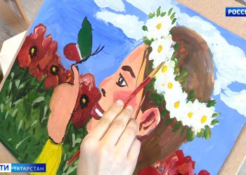Муслюмовские школьники участвуют в конкурсе «Дети рисуют страну»