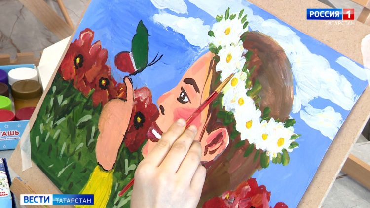 Муслюмовские школьники участвуют в конкурсе «Дети рисуют страну»