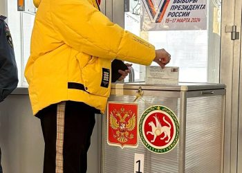 Эльвин Грей в Челнах проголосовал на выборах Президента РФ