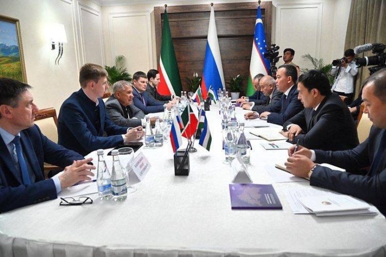 Минниханов обсудил будущее сотрудничество с Узбекистаном