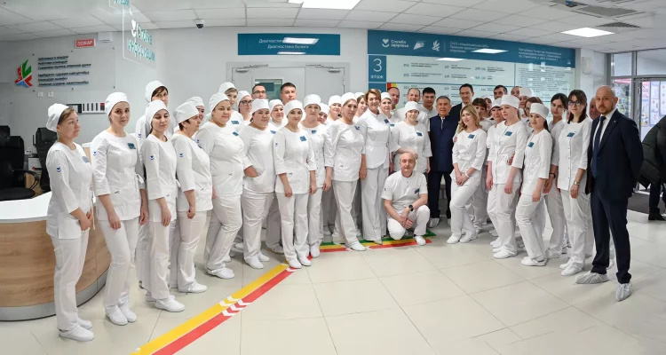 В Альметьевске открыли новое отделение в больнице по нацпроекту