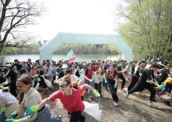 Жители Казани собрали свыше 5 тонн мусора на территории лесопарка «Лебяжье»