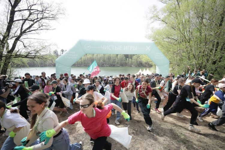 Жители Казани собрали свыше 5 тонн мусора на территории лесопарка «Лебяжье»