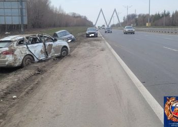 В результате ДТП на выезде из Казани пострадал ребенок