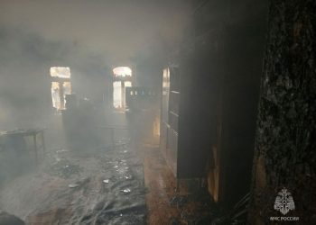 В Бугульме при пожаре погиб мужчина