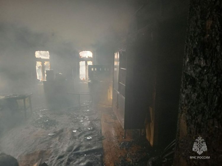 В Бугульме при пожаре погиб мужчина