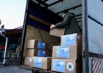 Жителям Оренбургской области из Альметьевска доставили 12 тонн гумпомощи