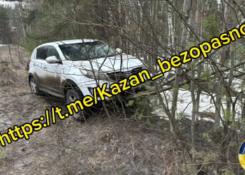 В Татарстане водитель иномарки скончался за рулем