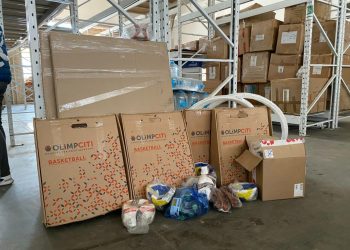 В Рубежное доставили инвентарь для занятий спортом из Татарстана