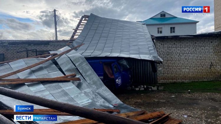 В Татарстане некоторые районы накрыл град